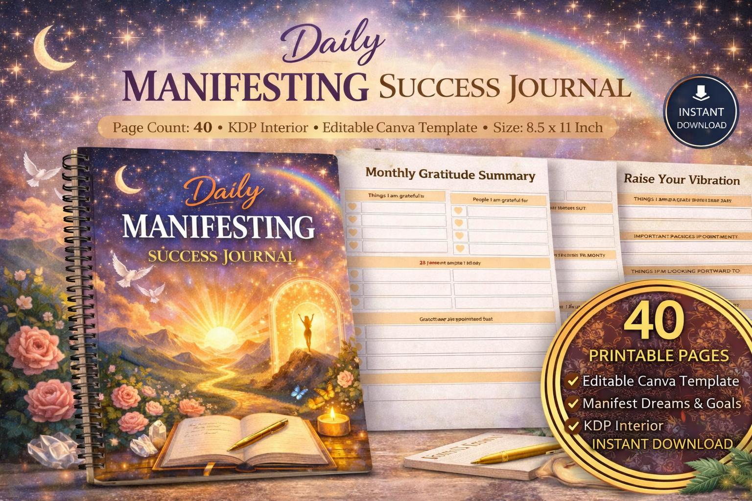 Daily Manifesting Success Journal