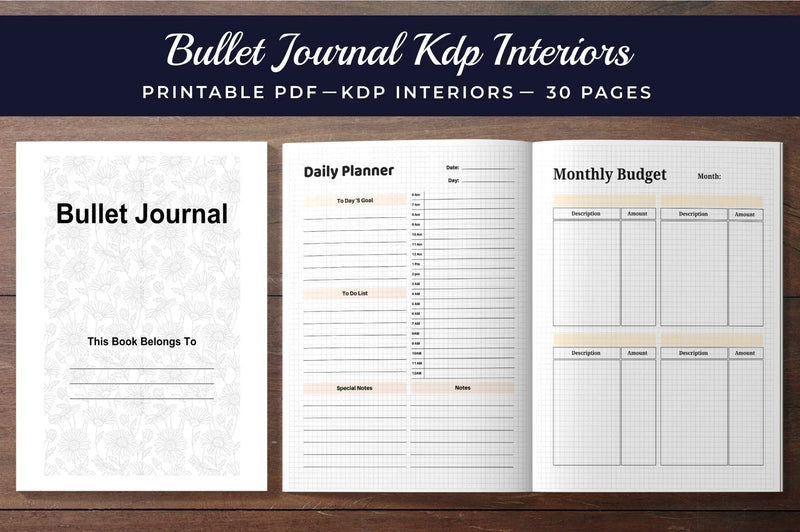 Bullet Planner - CraftNest - Digital Crafting and Art