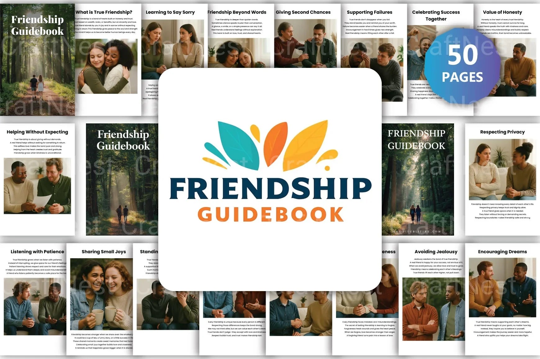 Ultimate Friendship Guidebook - CraftNest - Digital Crafting and Art