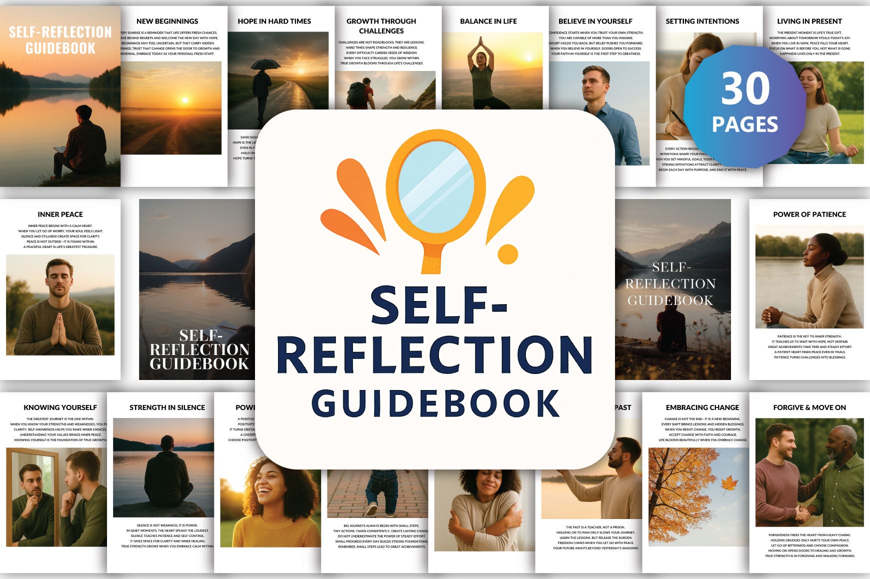 Self Reflection Guidebook Planner
