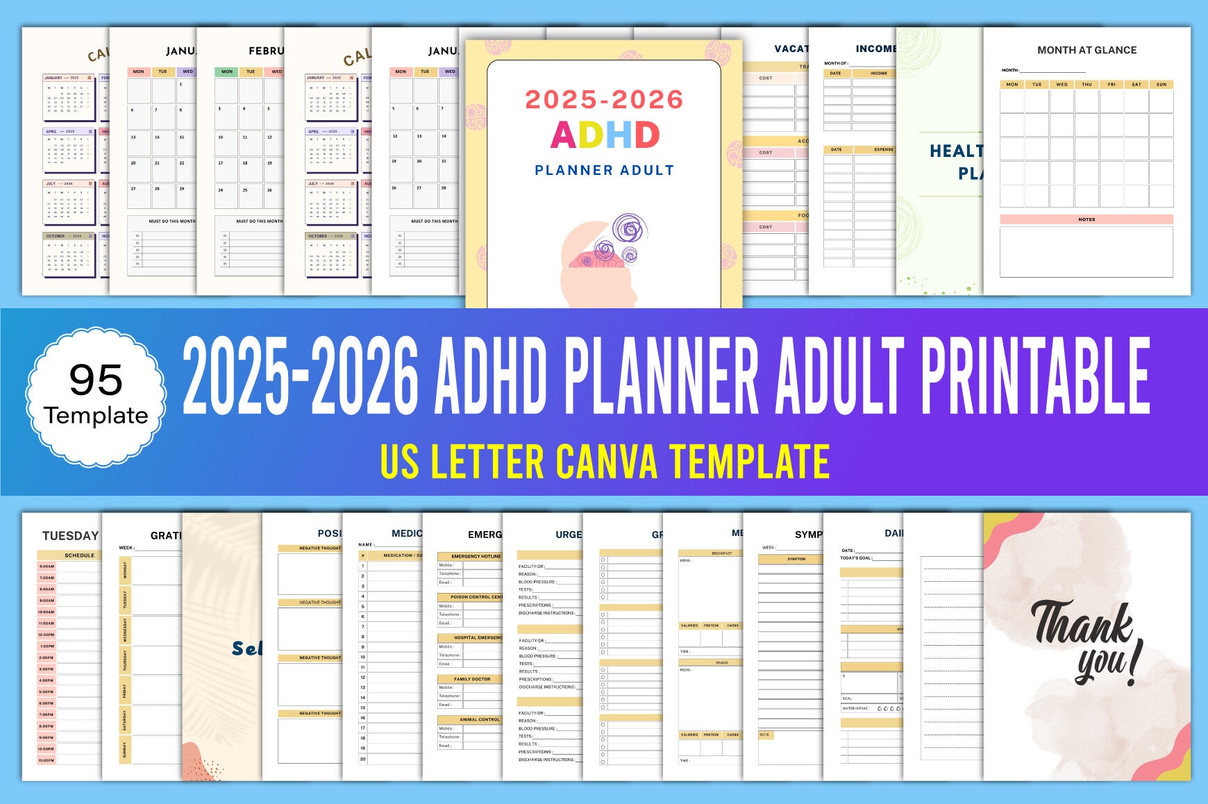 ADHD Adult Planner
