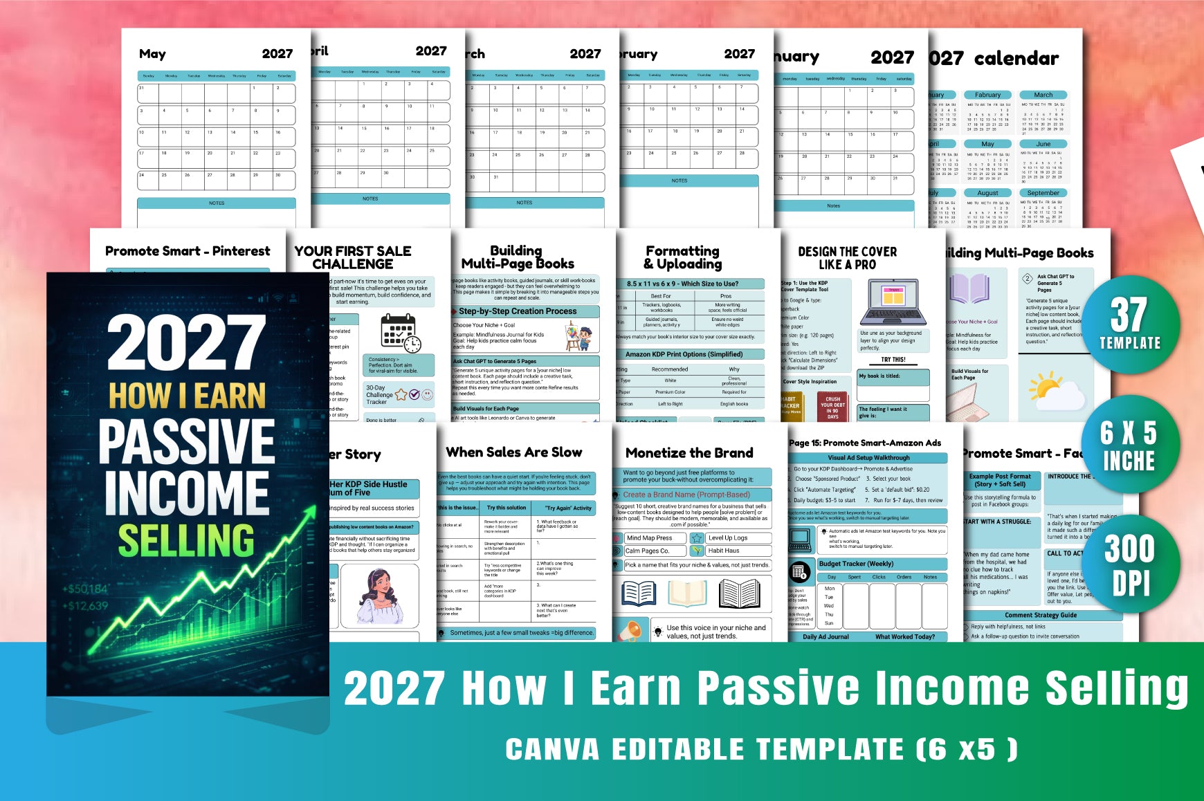 Earn Passive Income by Selling Planners