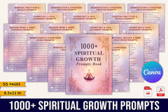 Spiritual Growth Prompts for Personal Development - CraftNest - Digital Crafting and Art