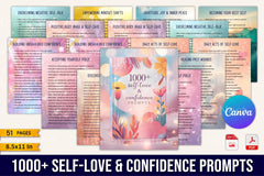 Self Love Confidence Prompts for Personal Growth - CraftNest - Digital Crafting and Art