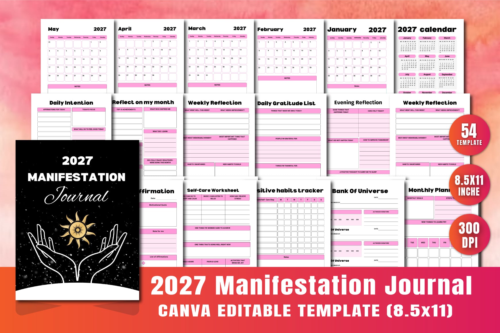 Manifestation Journal for Personal Growth