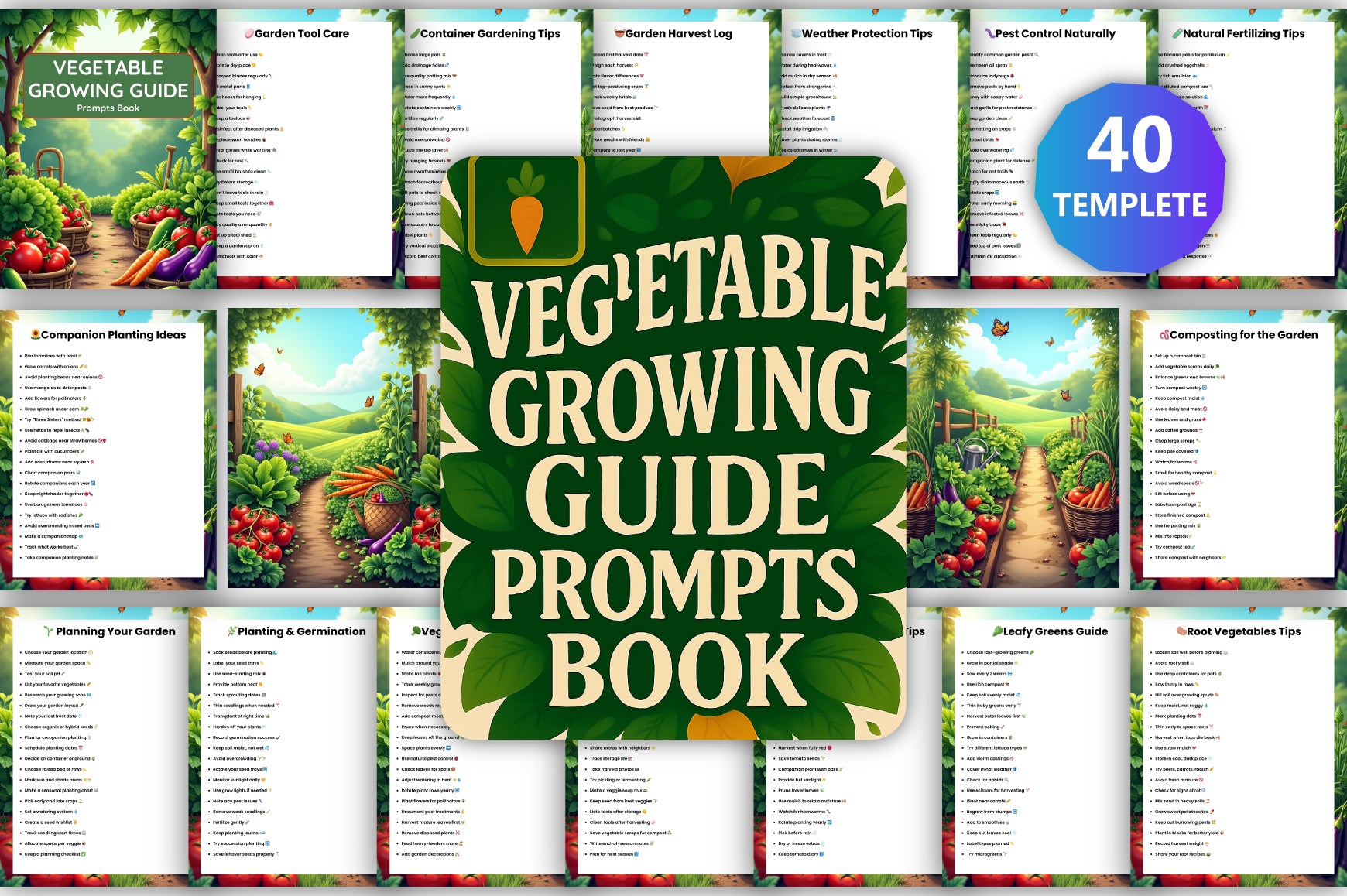 Comprehensive Vegetable Growing Guide