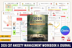 CBT Anxiety Management Workbook - CraftNest - Digital Crafting and Art