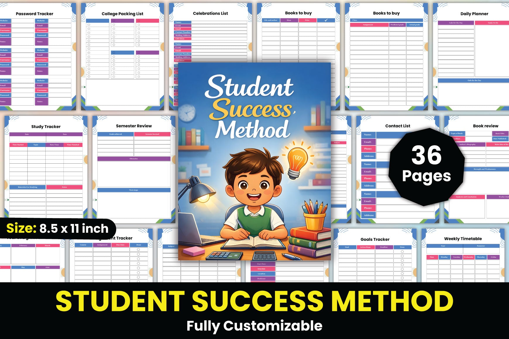 Student Success Method Planner