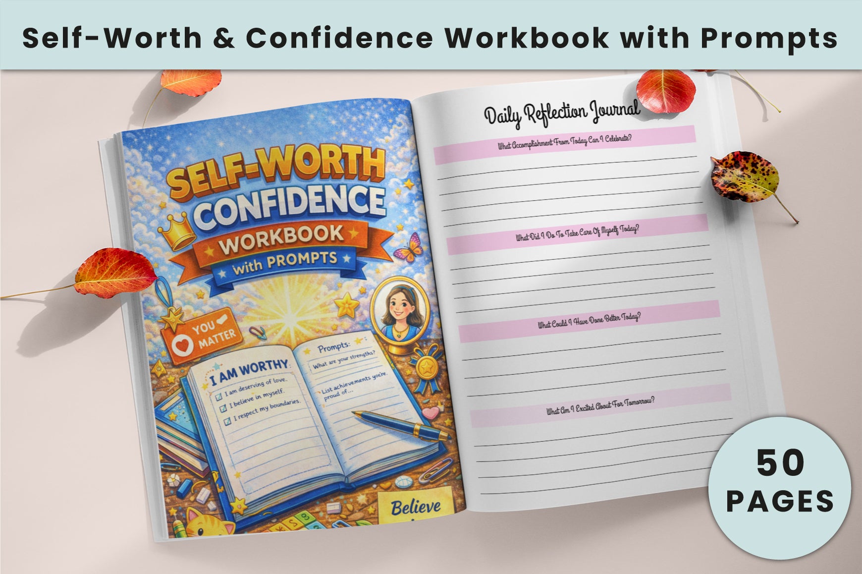 Self Worth Confidence  Workbook
