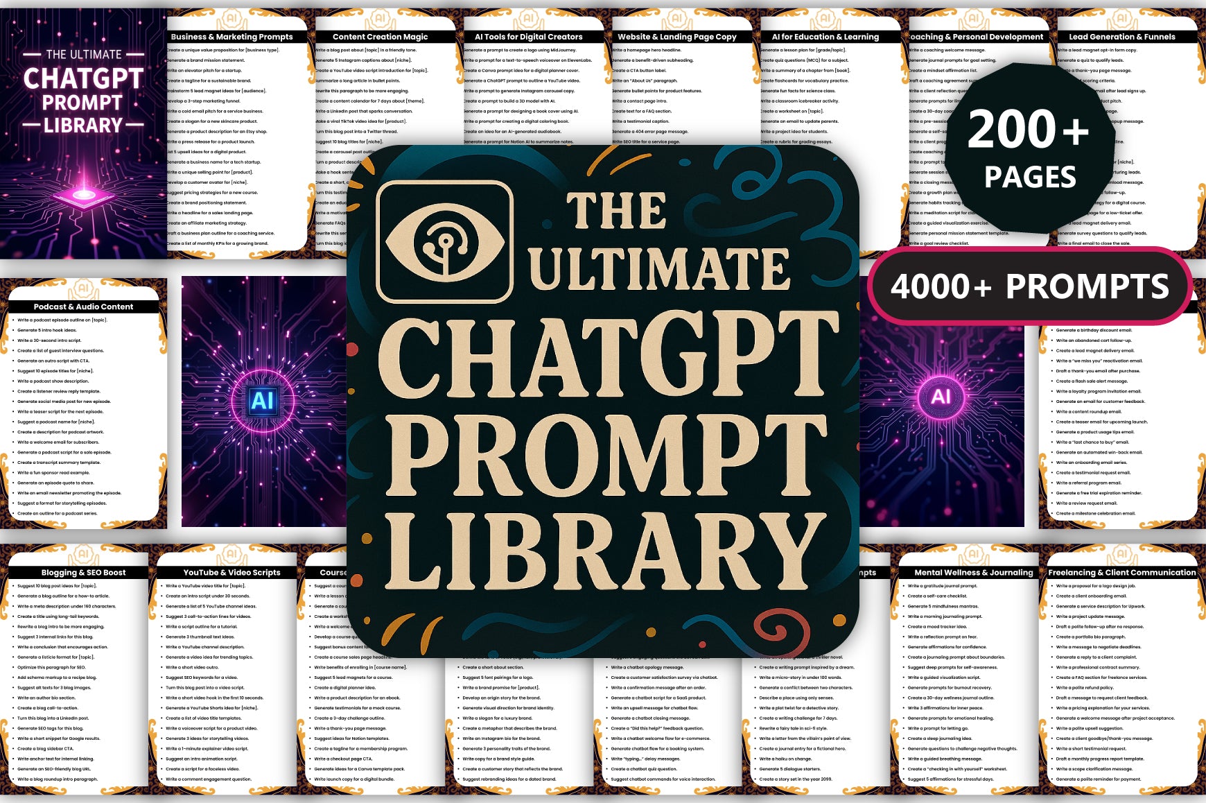 The Ultimate ChatGPT Library Prompts