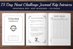 Day Hard Challenge Planner - Printable Planner Bundle - CraftNest - Digital Crafting and Art