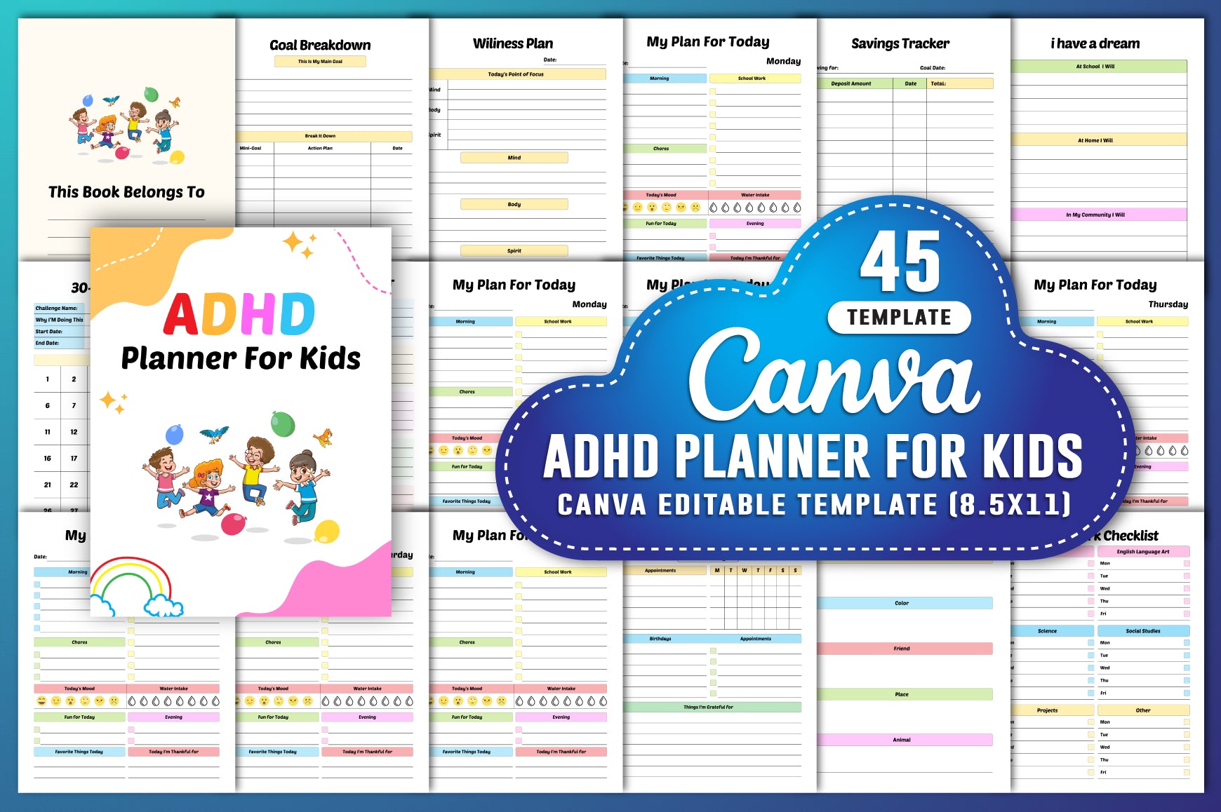 ADHD Planner for Kids