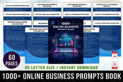Online Business Prompts Book - CraftNest - Digital Crafting and Art