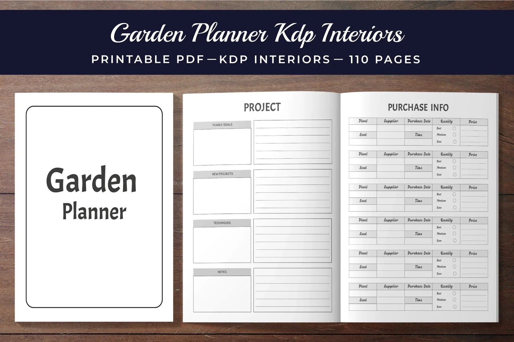 Garden Planner from 100 Planner - CraftNest - Digital Crafting and Art