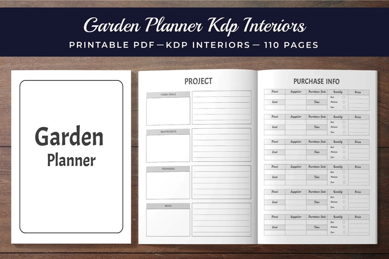 Garden Planner from 100 Planner - CraftNest - Digital Crafting and Art
