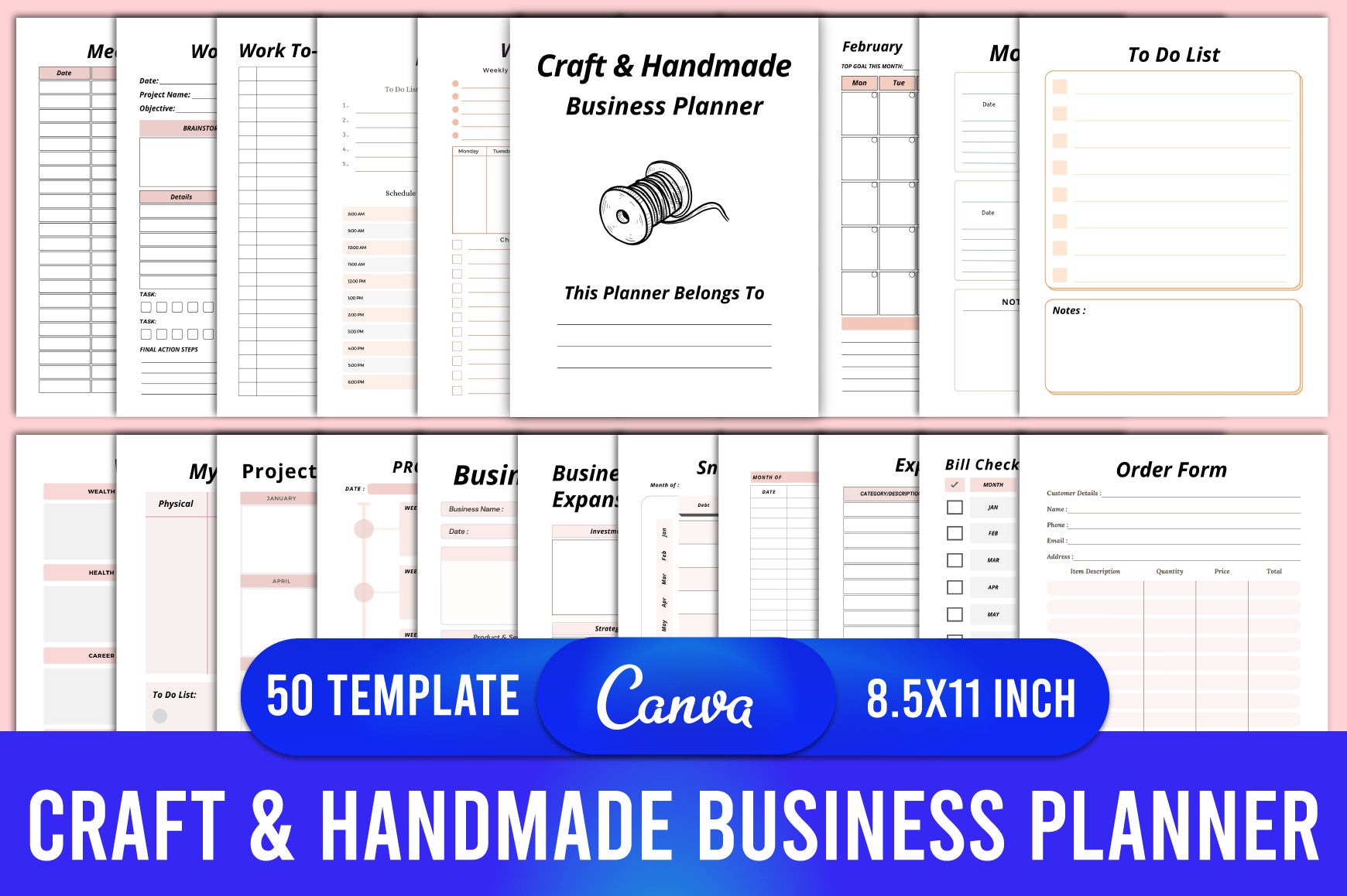 Craft Handmade Business Planner