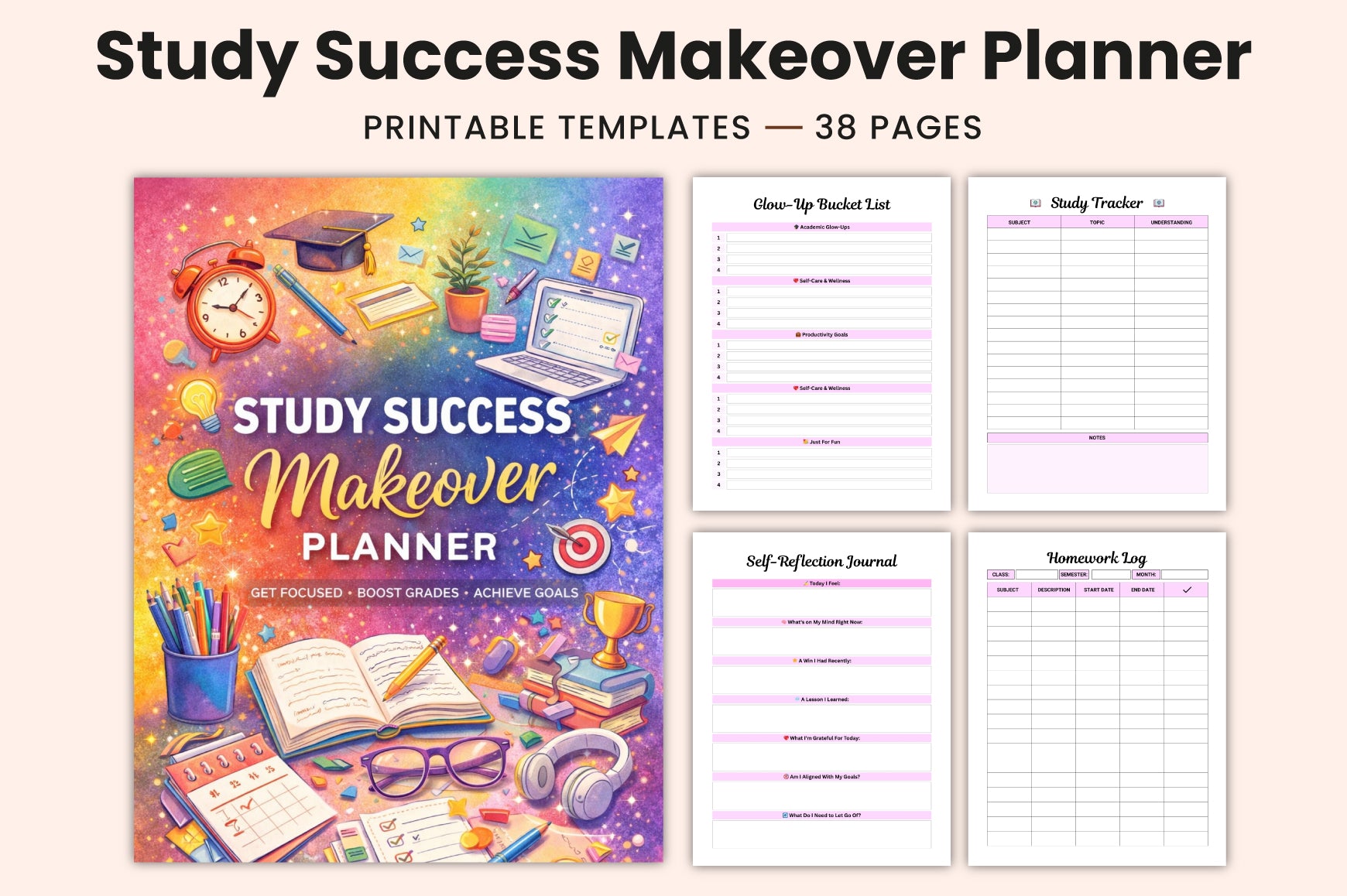 Study Success Makeover Planner