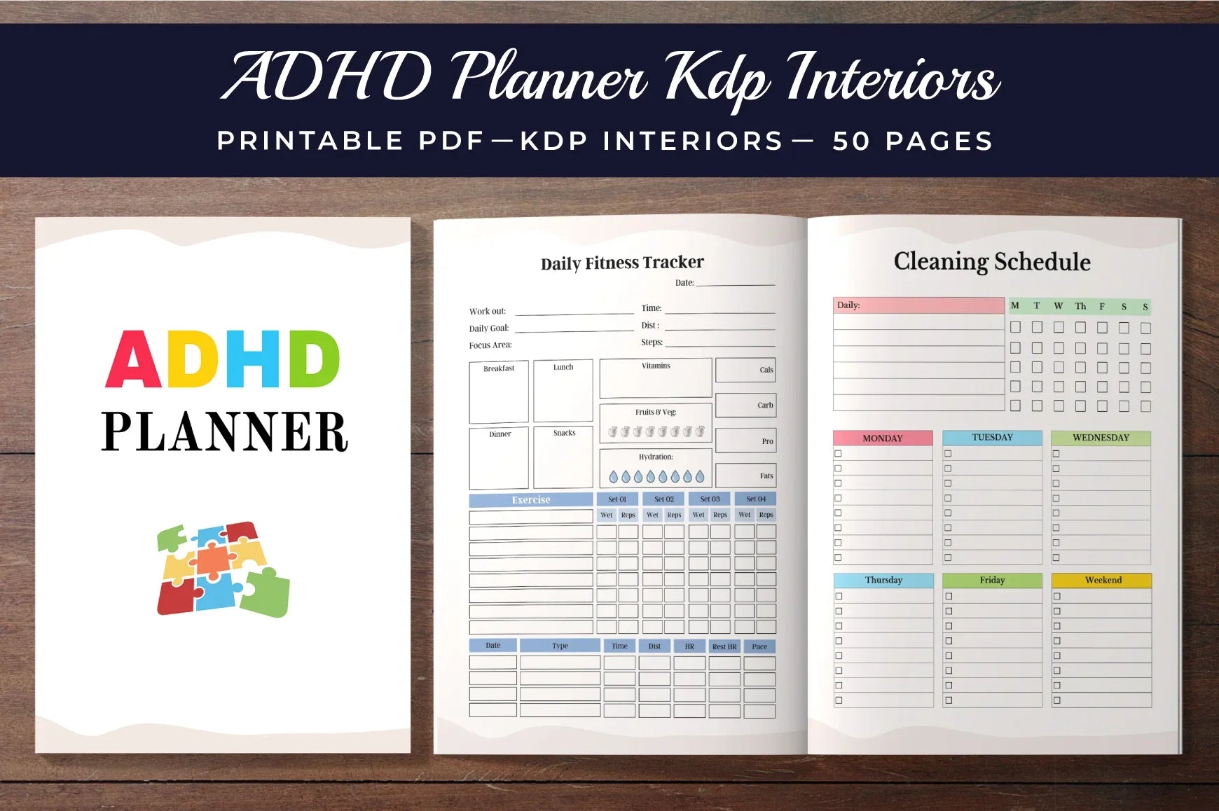 ADHD Planner Bundle - CraftNest - Digital Crafting and Art