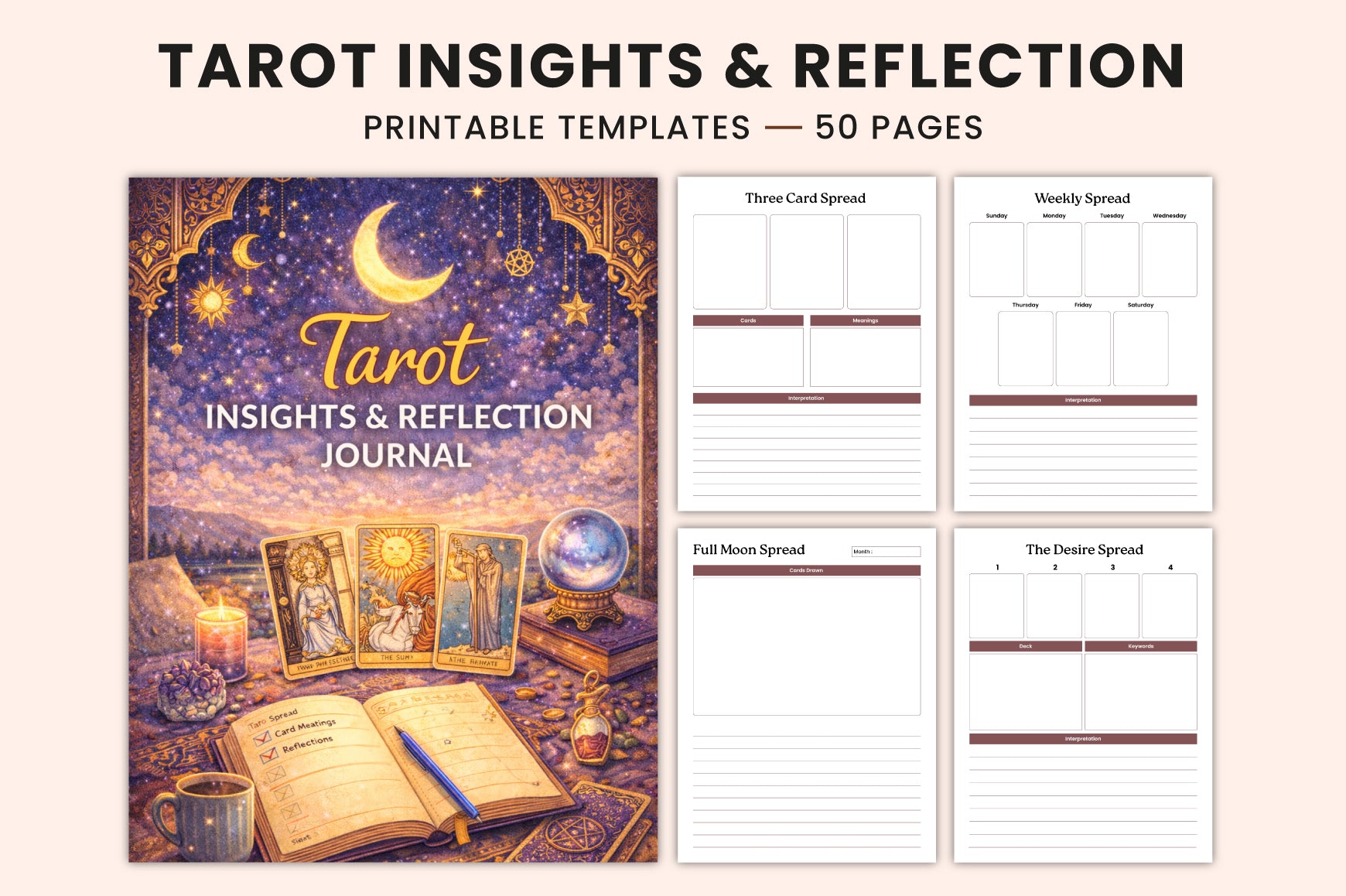 Tarot Insights Reflection Journal
