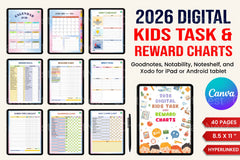Kids Task Reward Charts for Motivation and Organization - CraftNest - Digital Crafting and Art