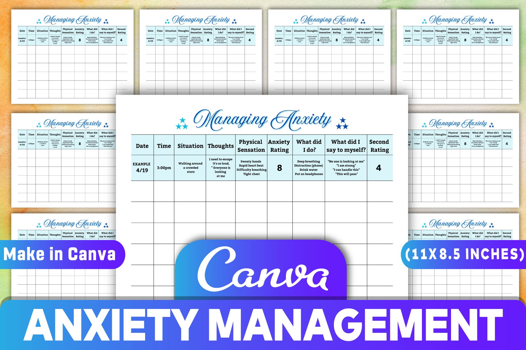 Anxiety Management Planner
