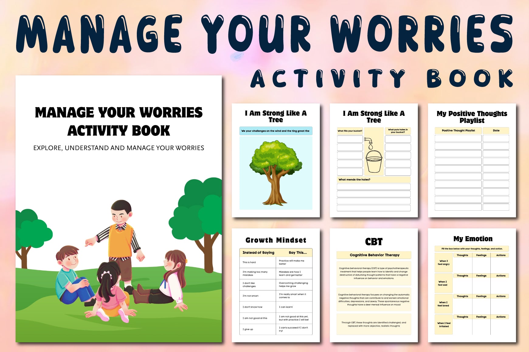 Manage Your Worries Activity Planner