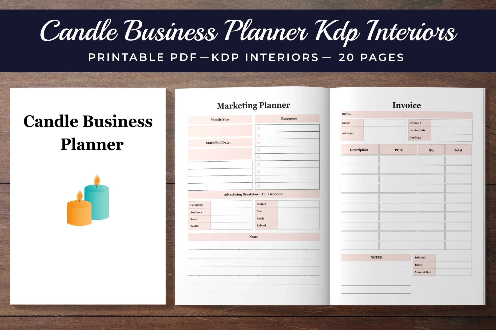Candle Business Planner  Bundle - CraftNest - Digital Crafting and Art