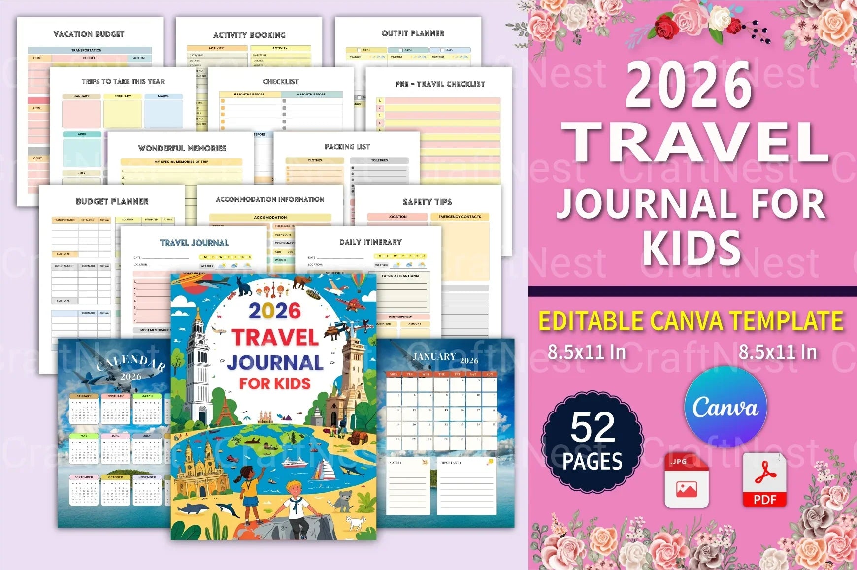 Travel Adventures for Kids - CraftNest - Digital Crafting and Art