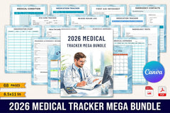 Medical Tracker Mega Tool - CraftNest - Digital Crafting and Art