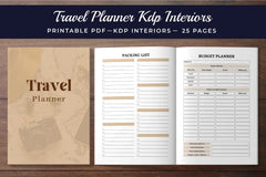 Travel Planner from 100 Planner - CraftNest - Digital Crafting and Art