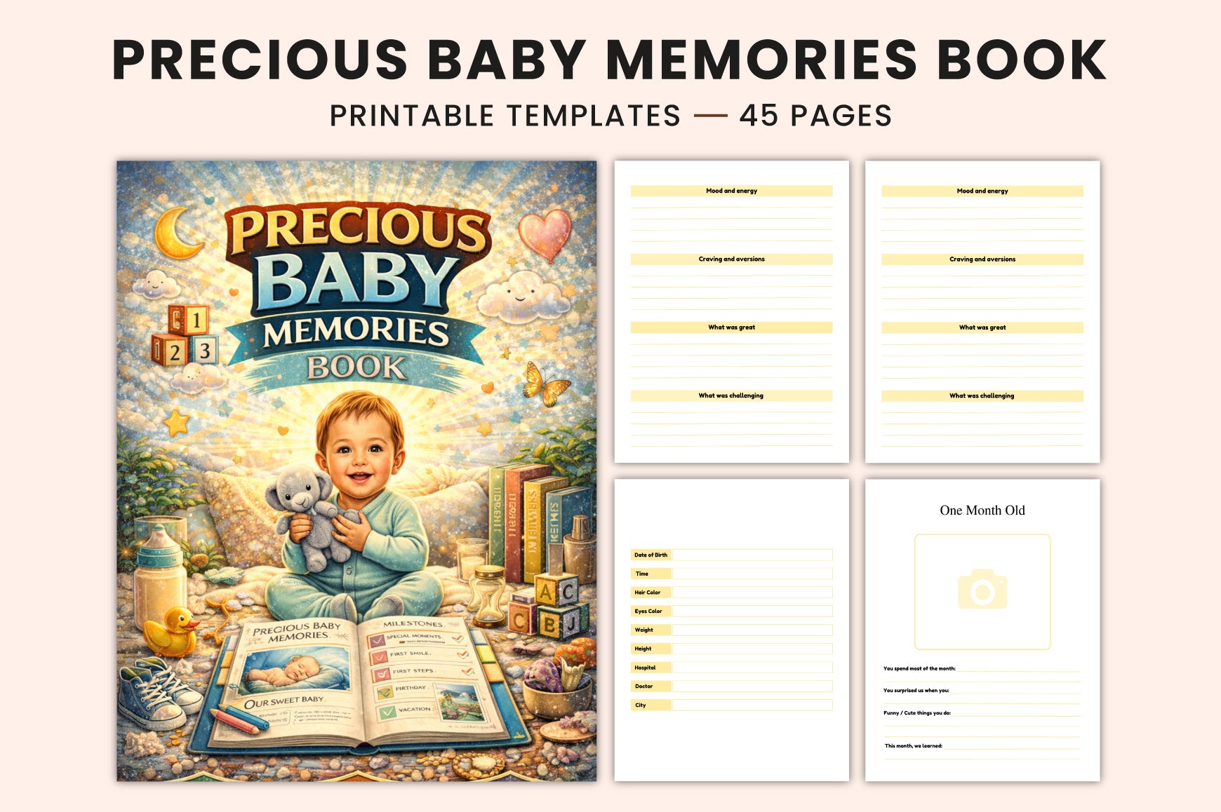 Precious Baby Memories Planner
