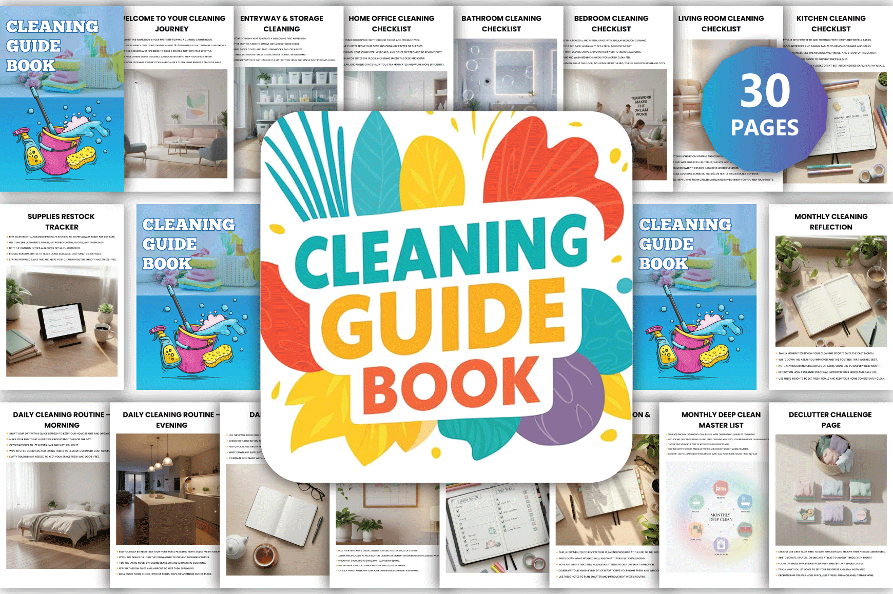 Ultimate Cleaning Guide Book - CraftNest - Digital Crafting and Art