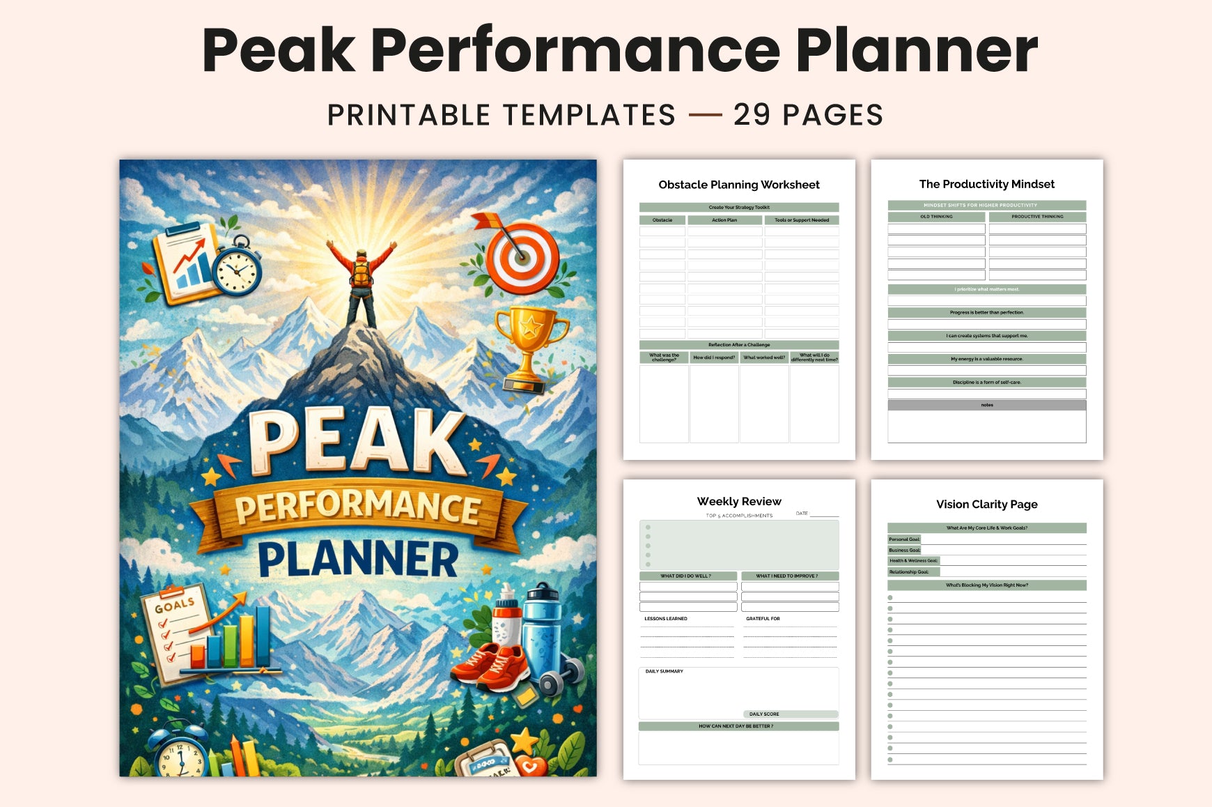 Peak Performance Planner