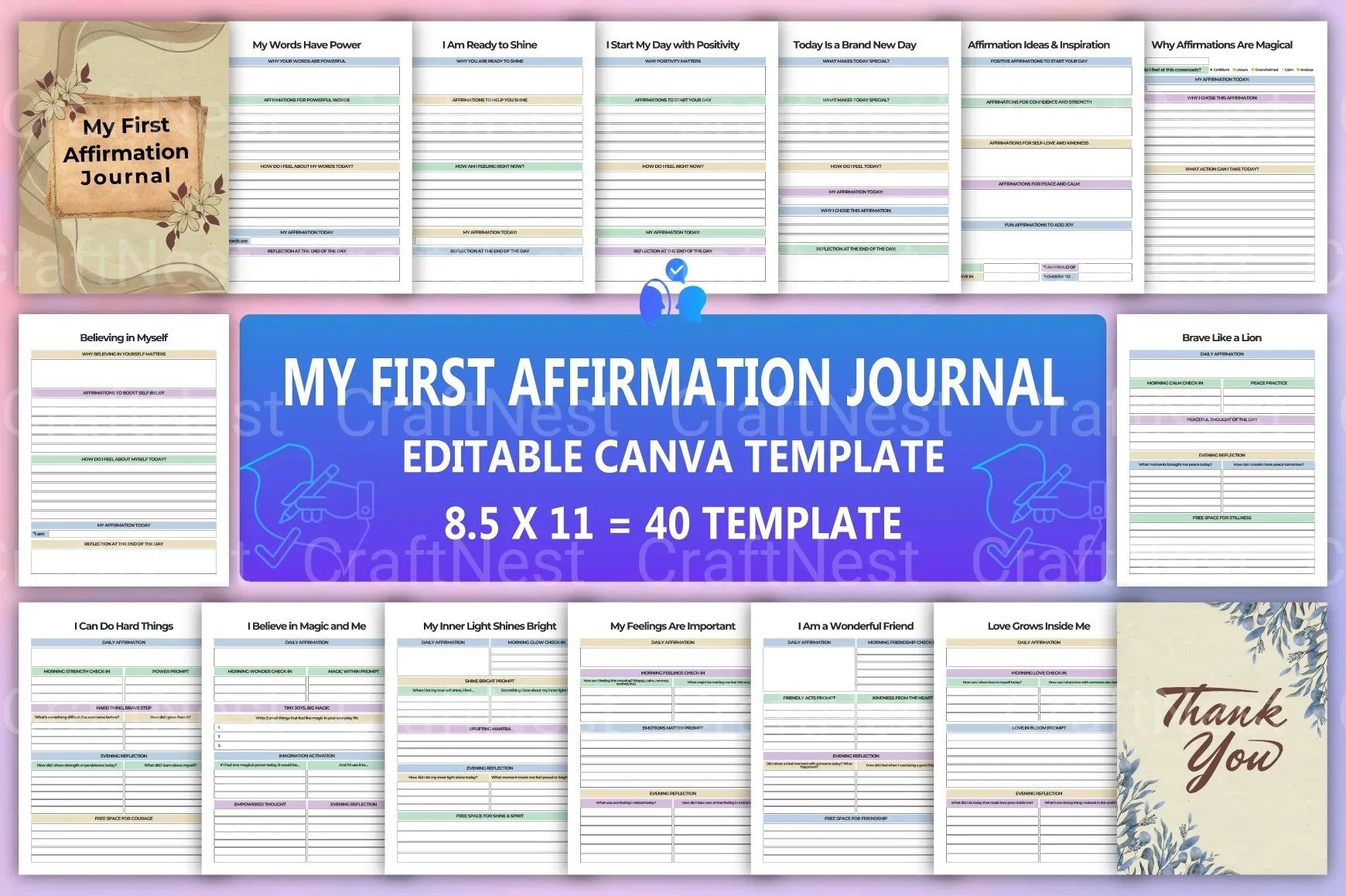 My First Affirmation - CraftNest - Digital Crafting and Art