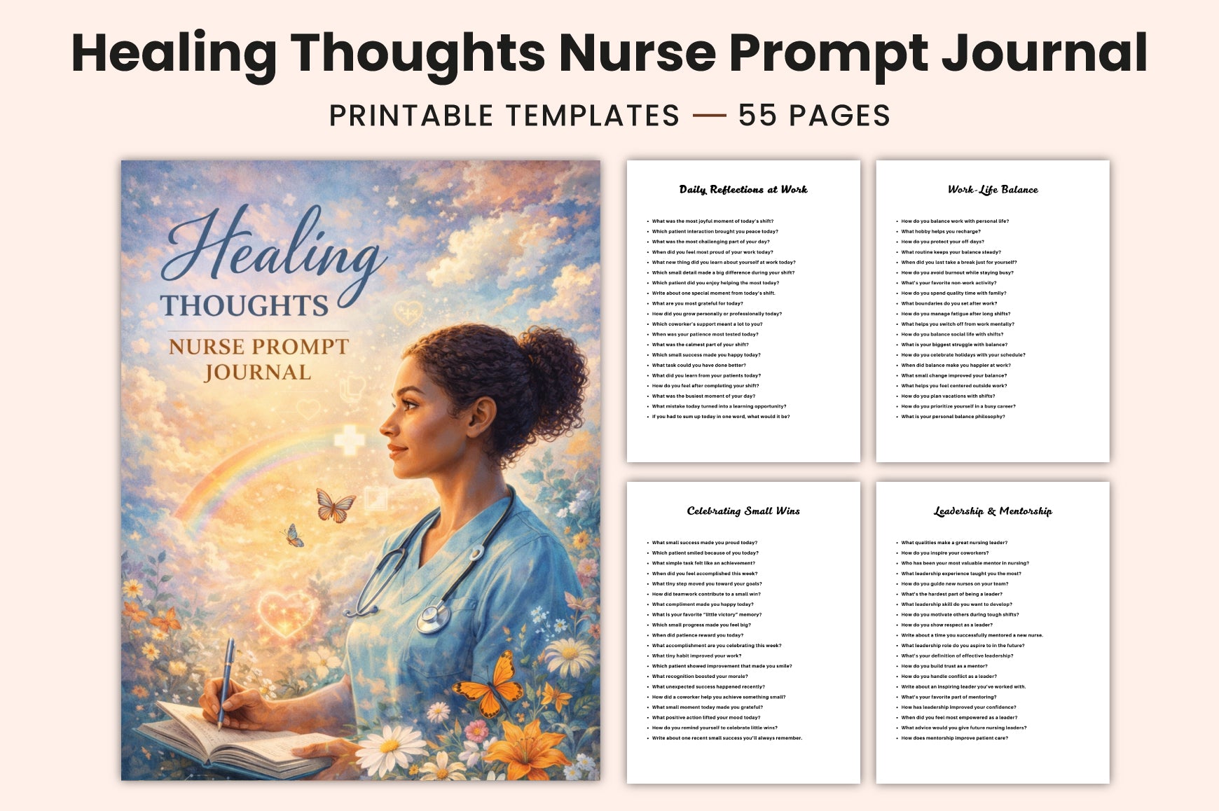 Healing Thoughts Nurse Prompts