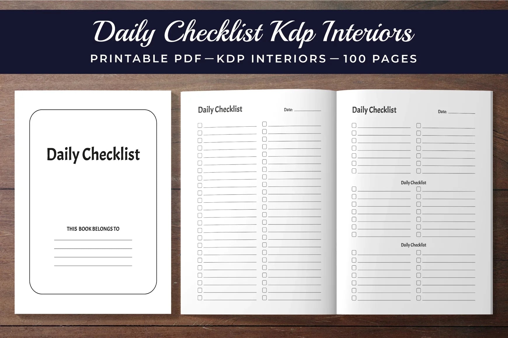 Daily Checklist Planner  Bundle - CraftNest - Digital Crafting and Art