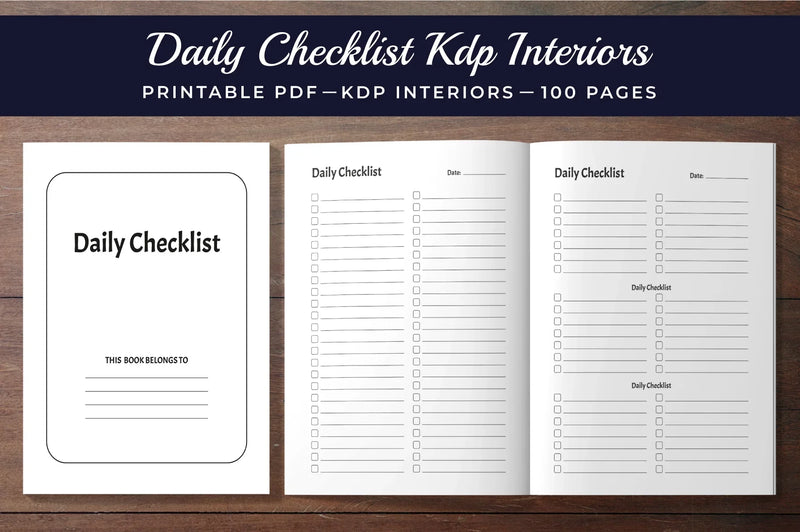 Daily Checklist Planner  Bundle - CraftNest - Digital Crafting and Art