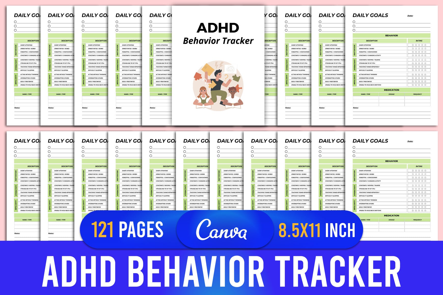 ADHD Behavior Planner