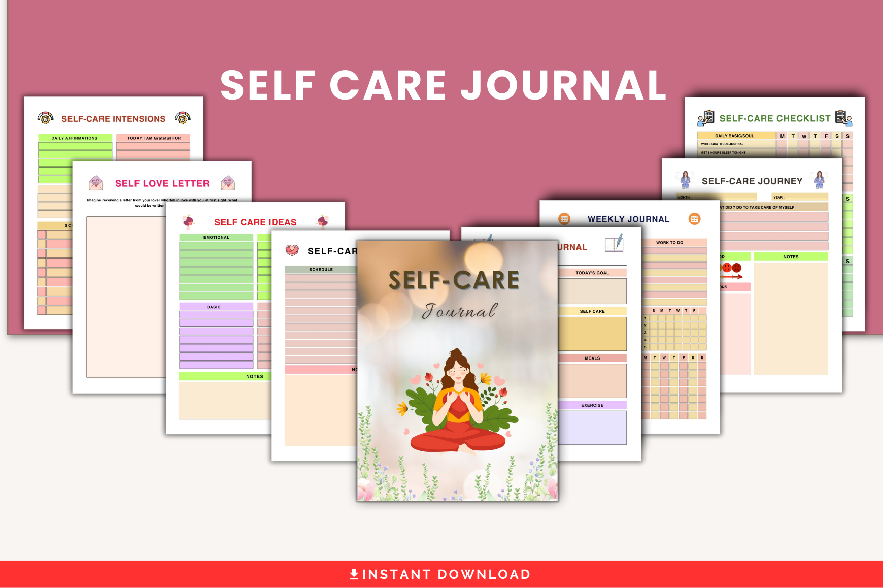 Self Care Journal for Personal Growth