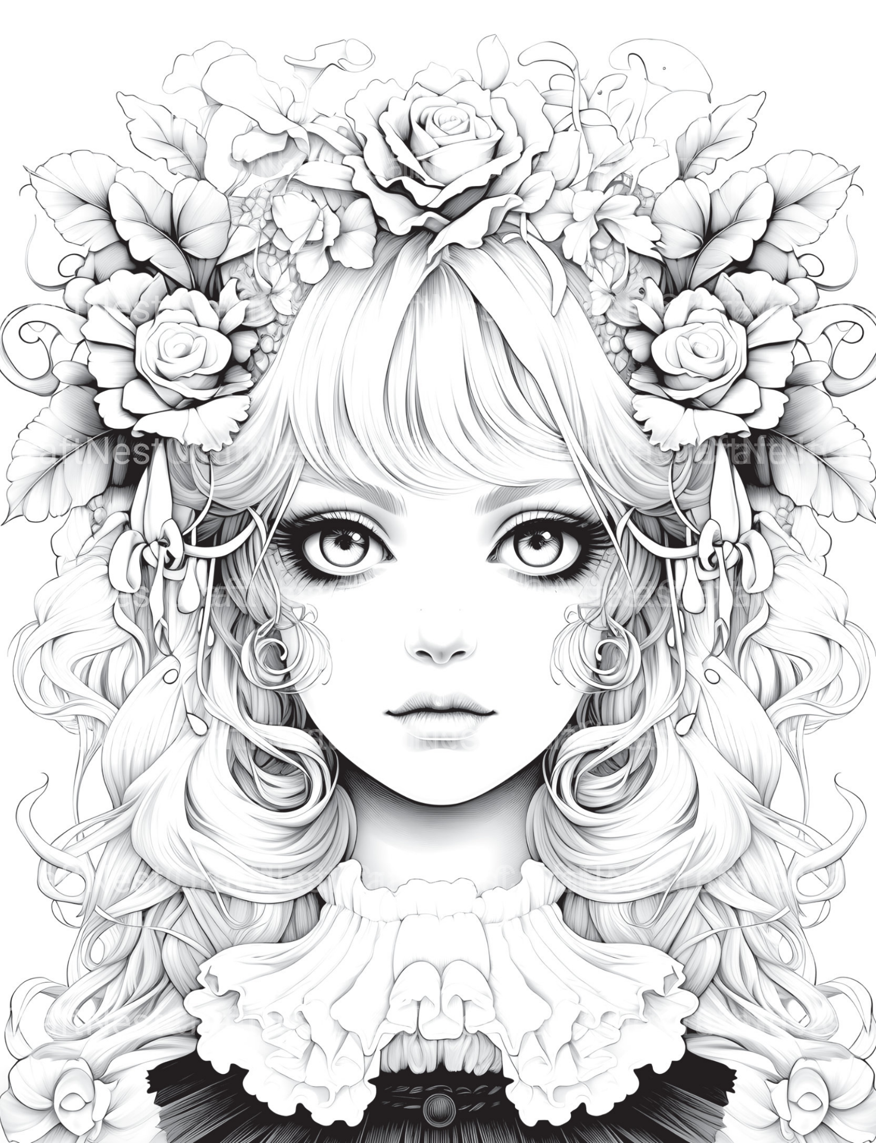 Little Princess Coloring Book - CraftNest - Digital Crafting and Art