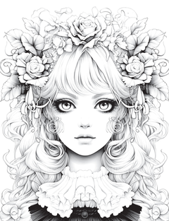 Little Princess Coloring Book - CraftNest - Digital Crafting and Art