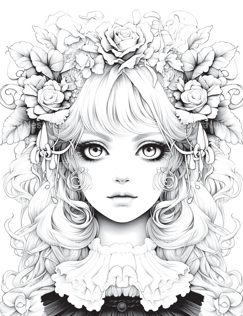 Little Princess Coloring Book - CraftNest - Digital Crafting and Art