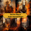 Fire Horse Junk Journal Pages