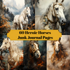Heroic Horses Junk Journal Pages