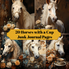 Horses With A Cup Junk Journal Pages