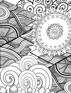 Colorist Heaven Flower Coloring Book - CraftNest - Digital Crafting and Art