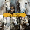 Ice Horses Junk Journal Pages