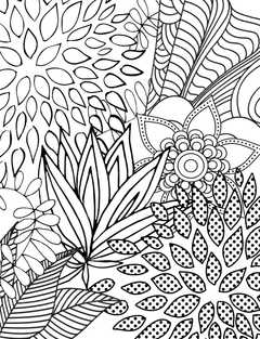 Colorist Heaven Flower Coloring Book - CraftNest - Digital Crafting and Art