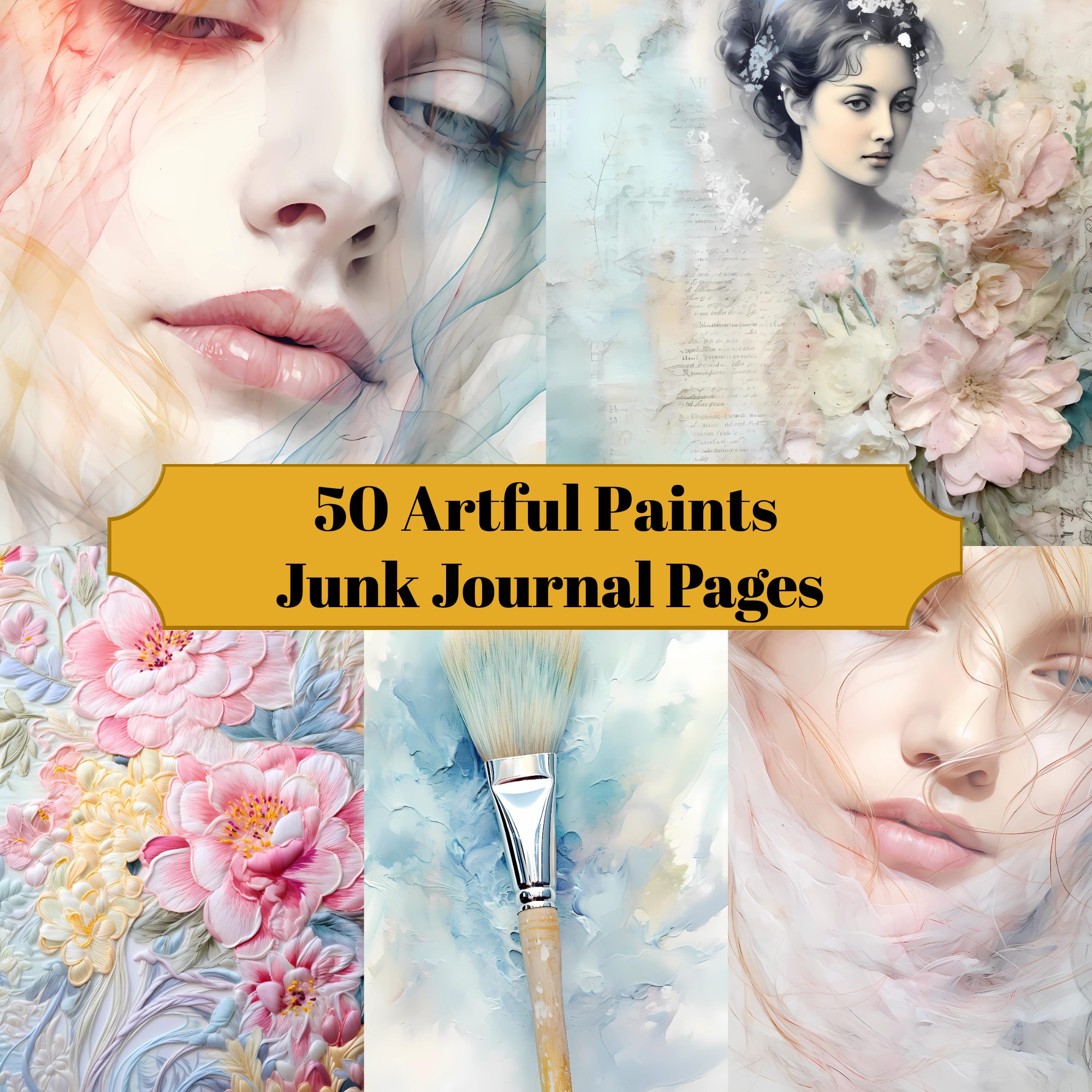 Artful Paints Junk Journal Pages - CraftNest