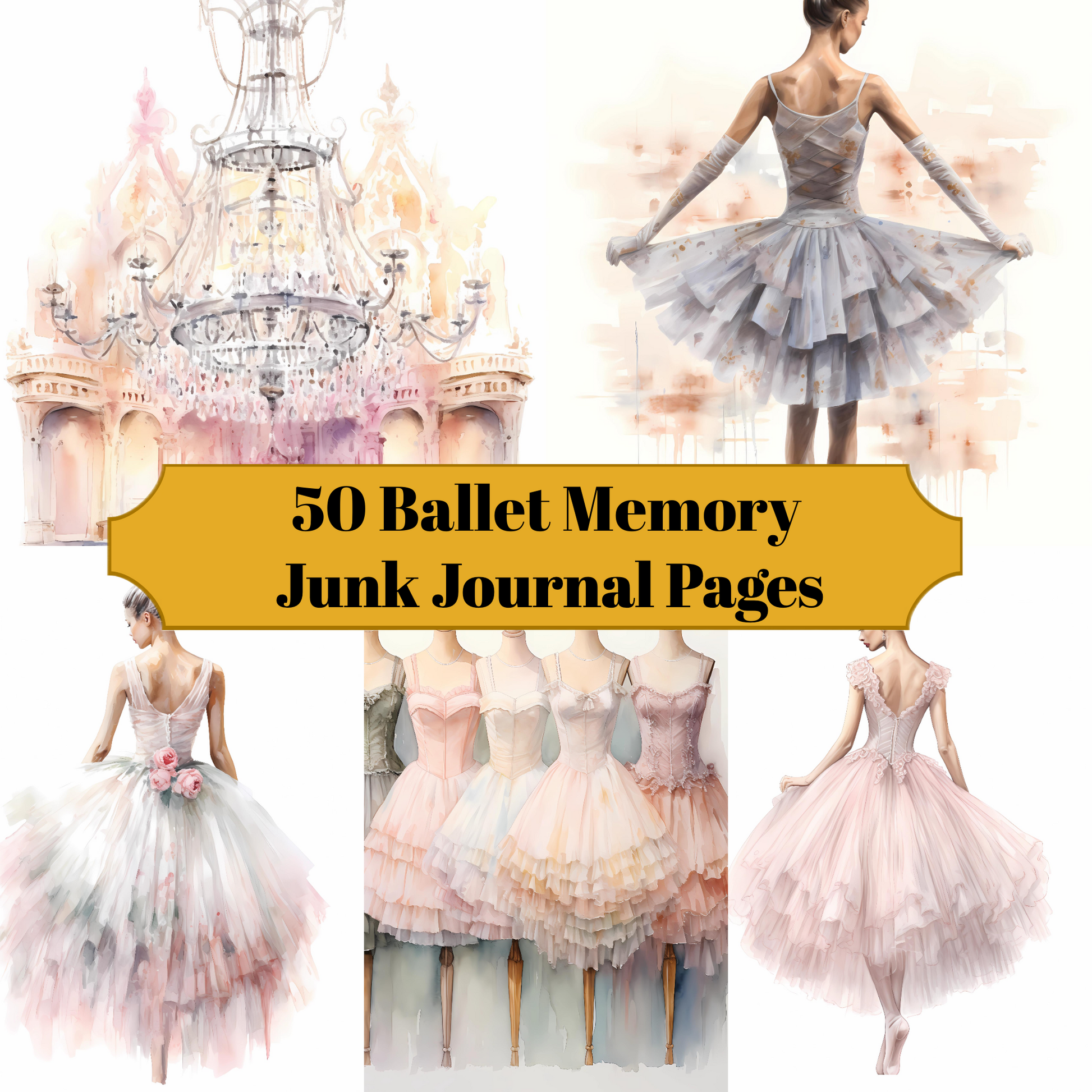 Ballet Memory Junk Journal Pages - CraftNest